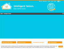 Tablet Screenshot of intelligent-heizen.info